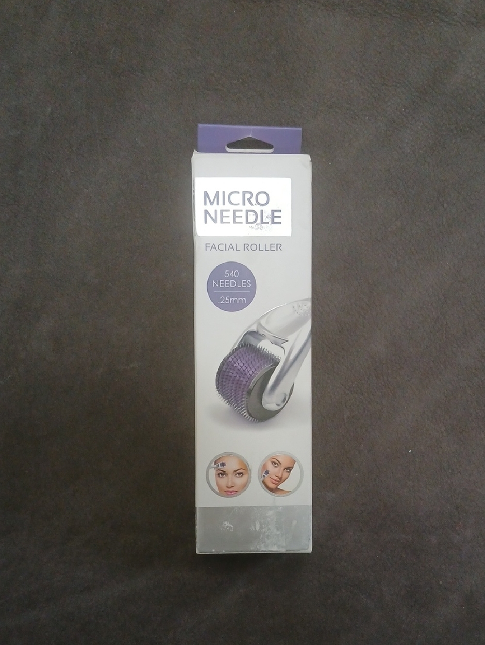 Micro Needle Facial Roller - 540 Needles Purple NEW